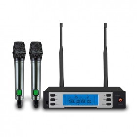 Camimarket C-2200EE UHF Kablosuz Çift El Mikrofonu